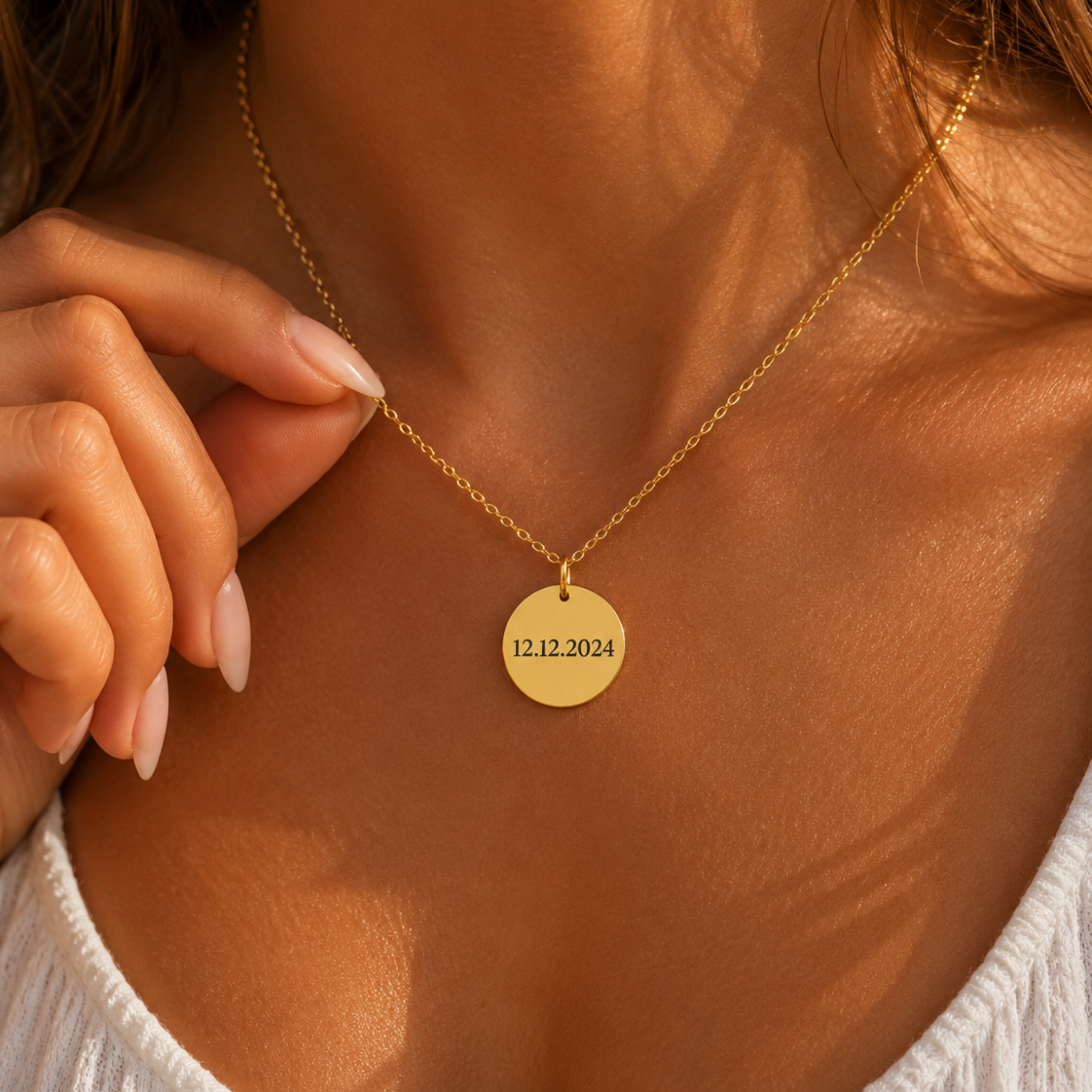 Personalisierter Damen Schmuck wasserfest hautfreundlich