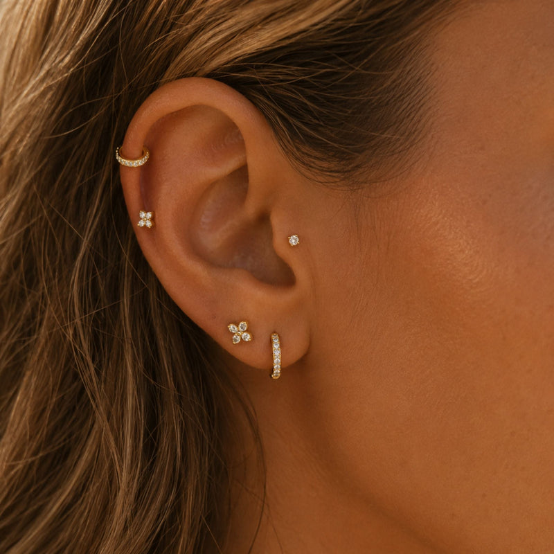 Damen Piercings wasserfest und hautfreundlich und nickelfrei