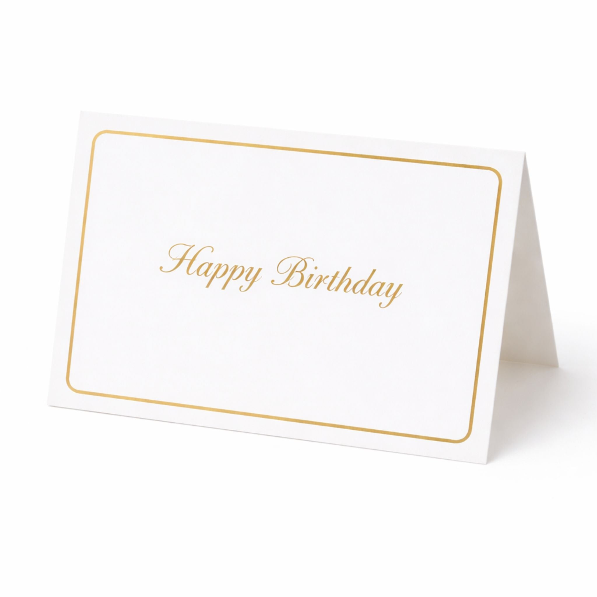 Stilvolle Grußkarte „Happy Birthday“ in elegantem Design – perfekt für besondere Anlässe