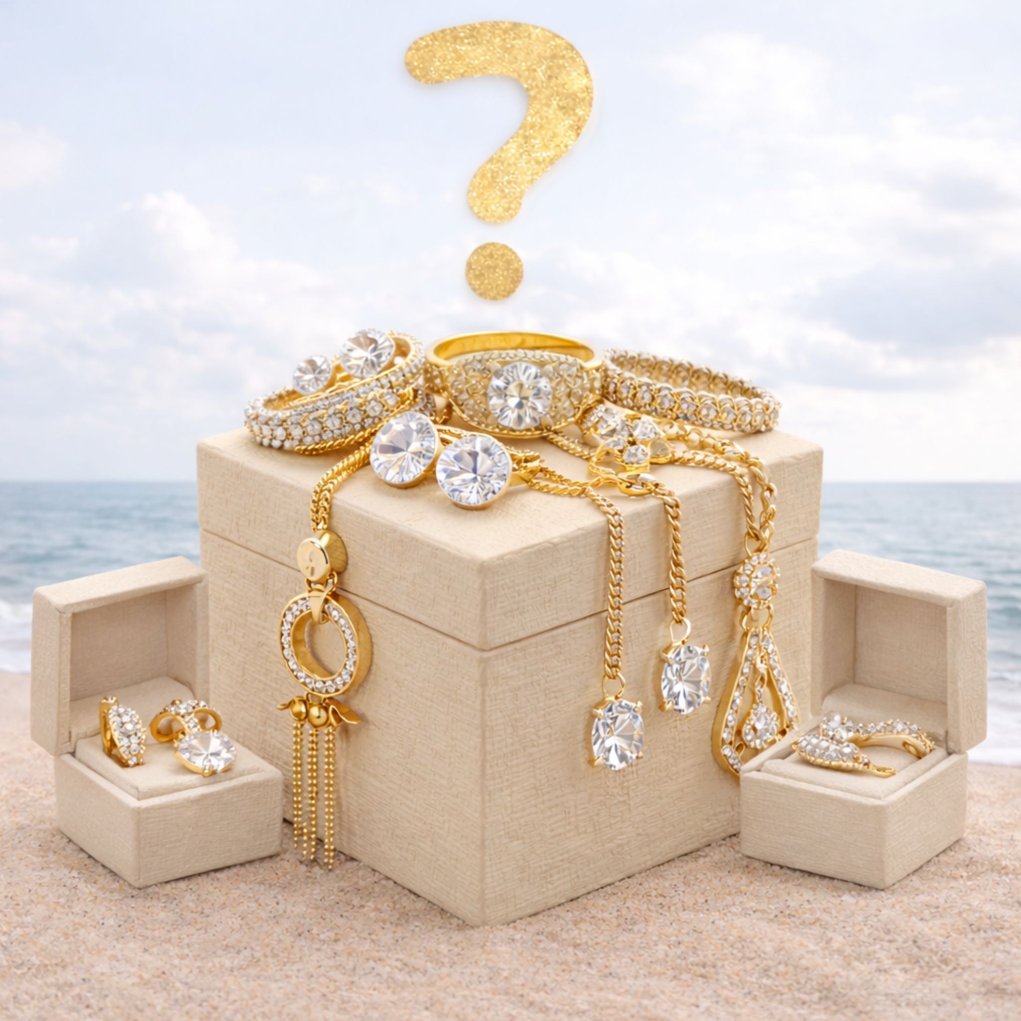 Exklusive Schmuck Mystery Box mit 6 hochwertigen Schmuckstücken von Selnaura.