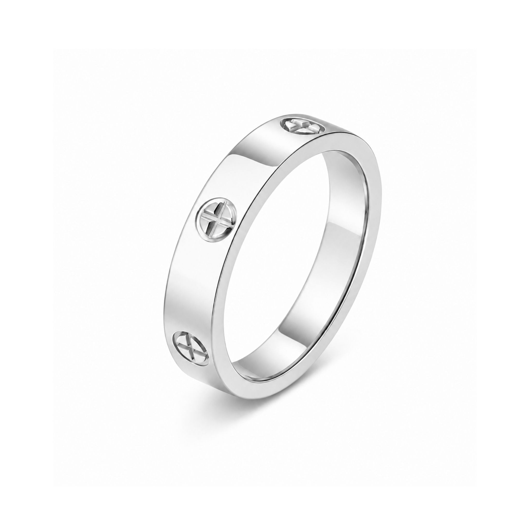 Eternal Screw Ring Silber mit ikonischem Schrauben-Design