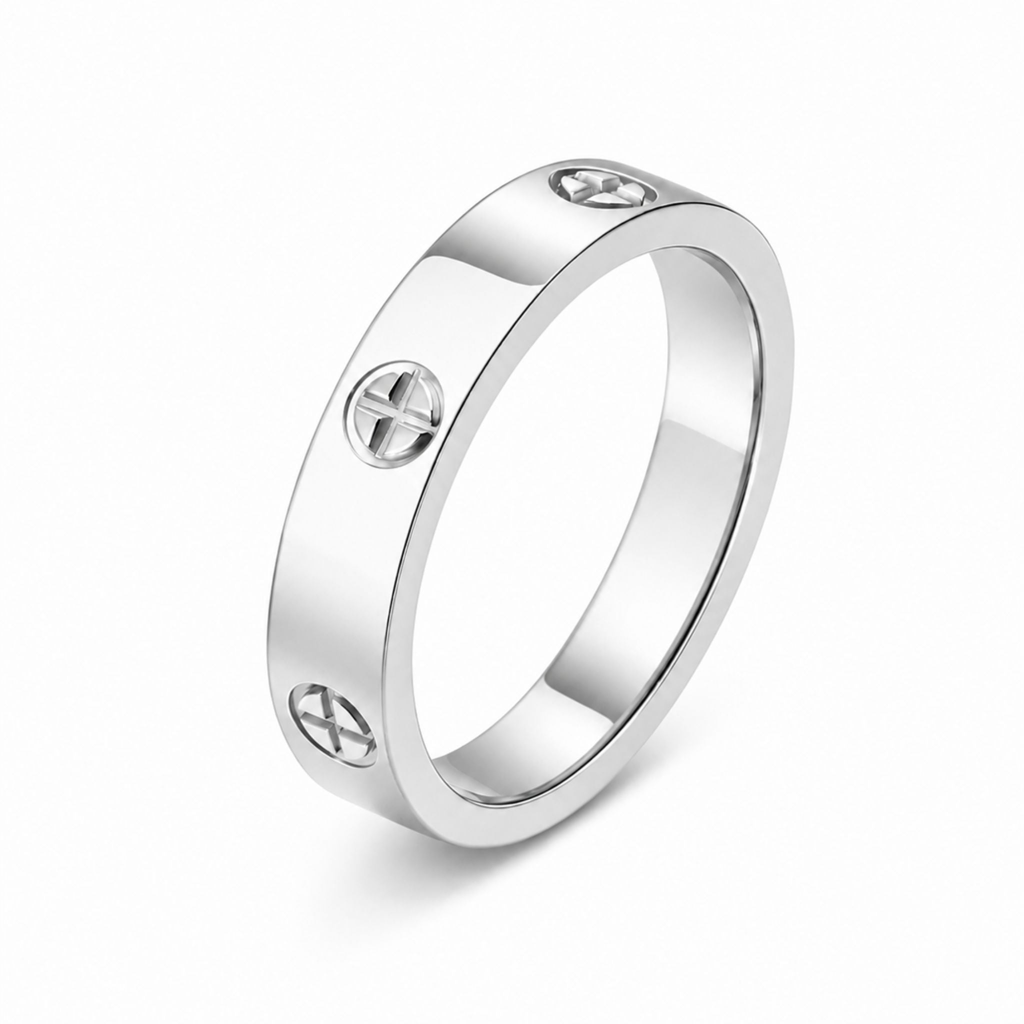 Eternal Screw Ring Silber mit ikonischem Schrauben-Design