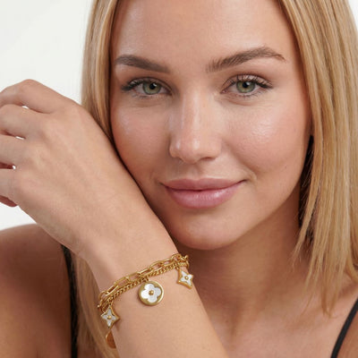 Golden Charme Armband