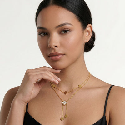 Daisy Drop Layer Kette