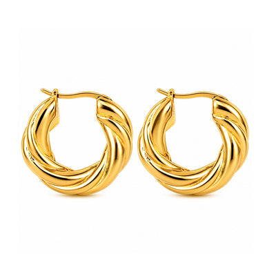 Golden Flow Ohrringe